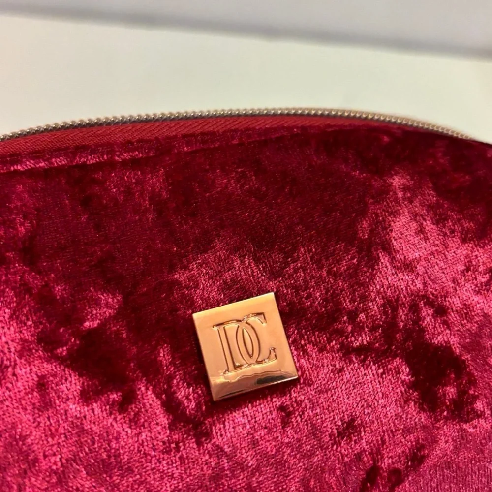 NWT Danielle creations red velvet make case/ bag